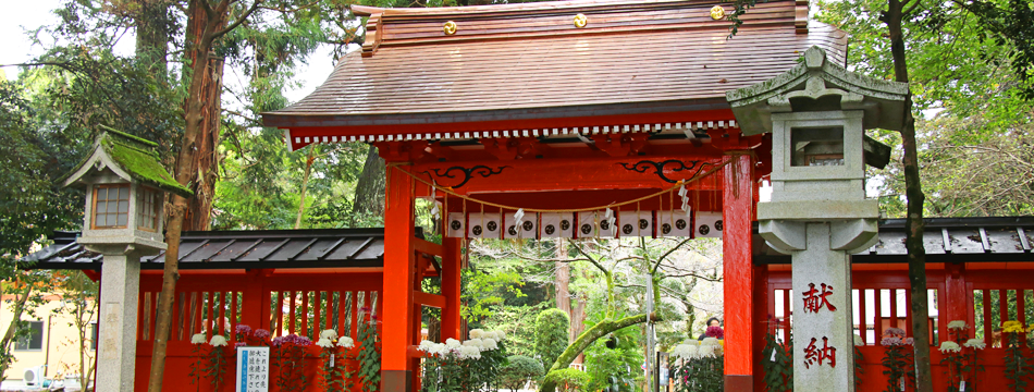 写真：息栖神社の神門