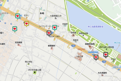 イメージ図:日本救急医療財団ホームページ内、全国AEDマップ