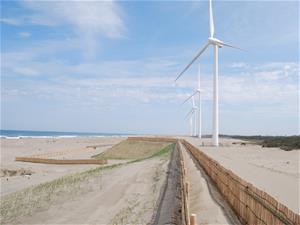 写真：柳川海岸の整備状況1