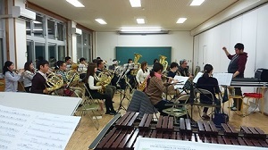 写真:室内練習