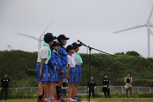 写真：開始号令の様子