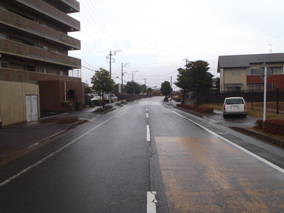 写真：道路浸水が解消された状況