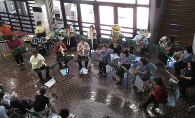 写真：5月の音楽会の風景