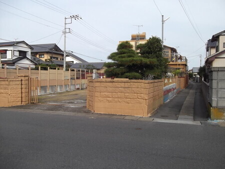 写真：市道1018号線整備の前