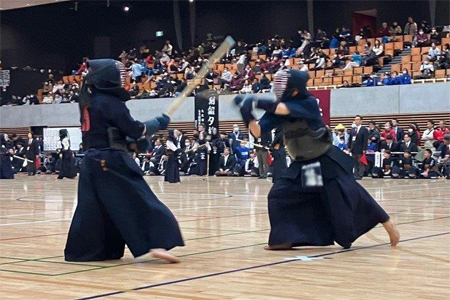 写真：第53回神栖市菊祭り剣道大会の様子