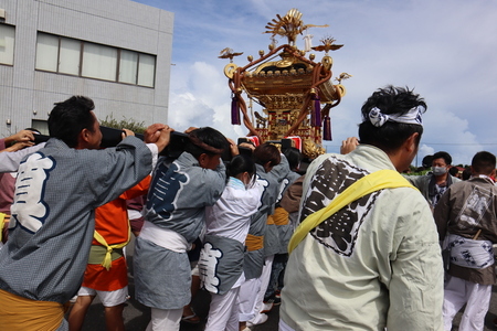 写真:2023年8月27日撮影のきらっせ祭りのようす