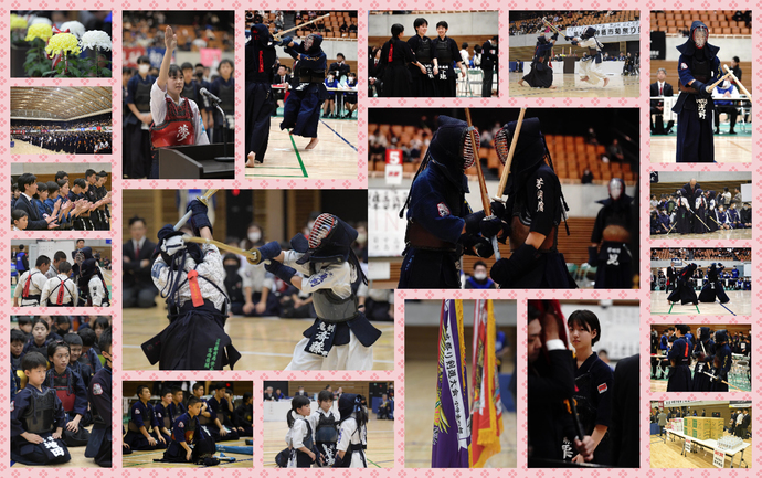 写真：菊祭り剣道大会の一日の様子