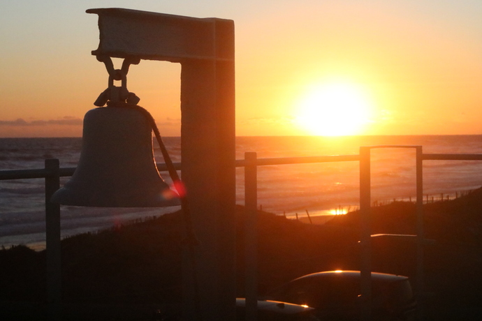 写真:波崎シーサイドパークから見る日の出