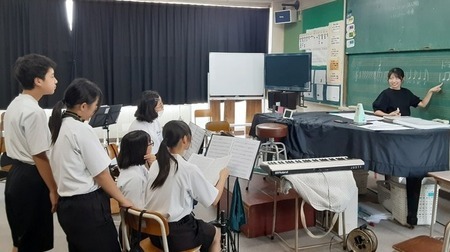 写真：吹奏楽の活動