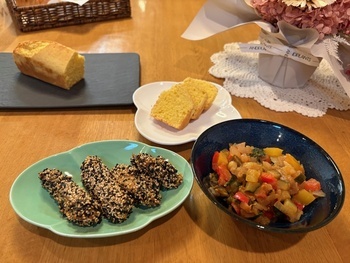 写真：季節の料理講座で作る料理のイメージ
