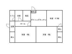 図：物件の間取り
