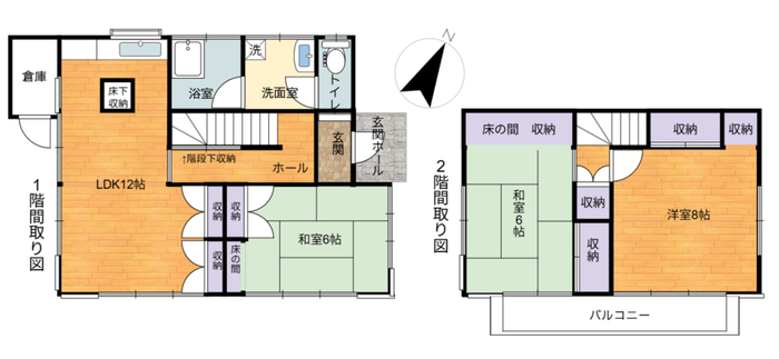 図：物件の間取り