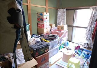 写真：物置に適した北側和室