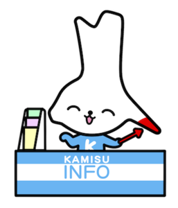 イラスト:受付にいるカミスココくん